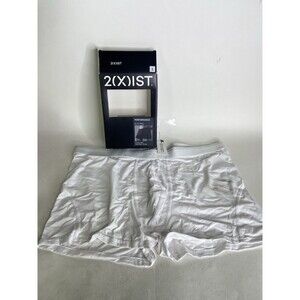 2xist Performance Electric Speed Low Rise Trunk Underwear White Mens Size L